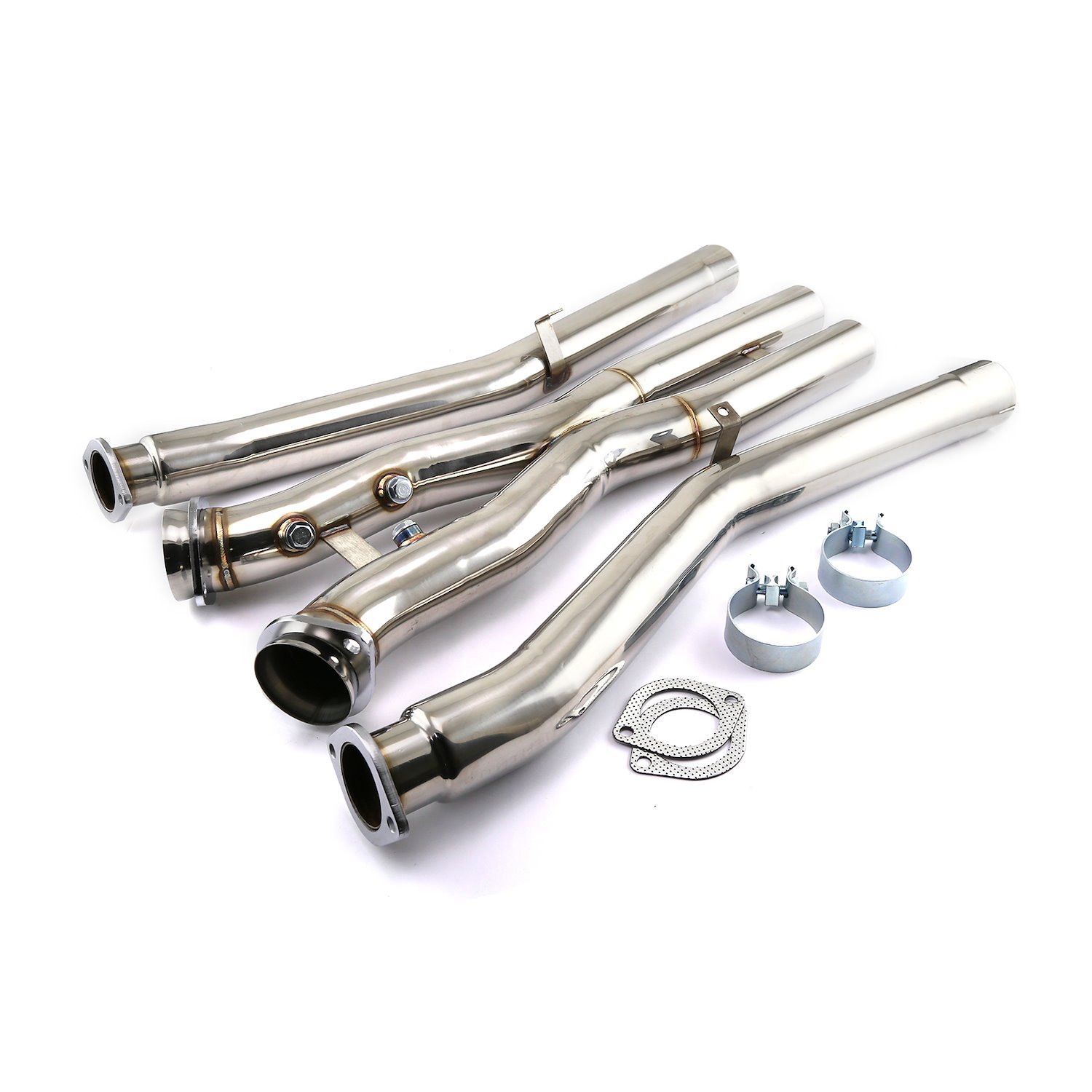 CHEVY 1997 2004 LS CORVETTE 409 STAINLESS STEEL X PIPE KIT 3