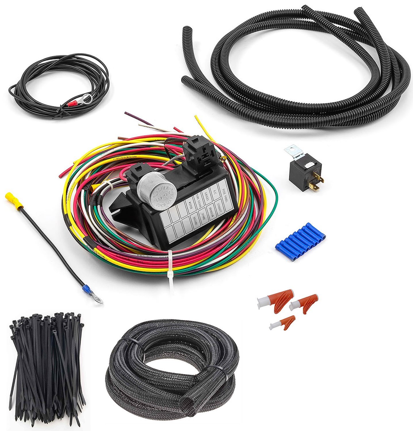 8-Circuit Universal Wiring Harness Kit