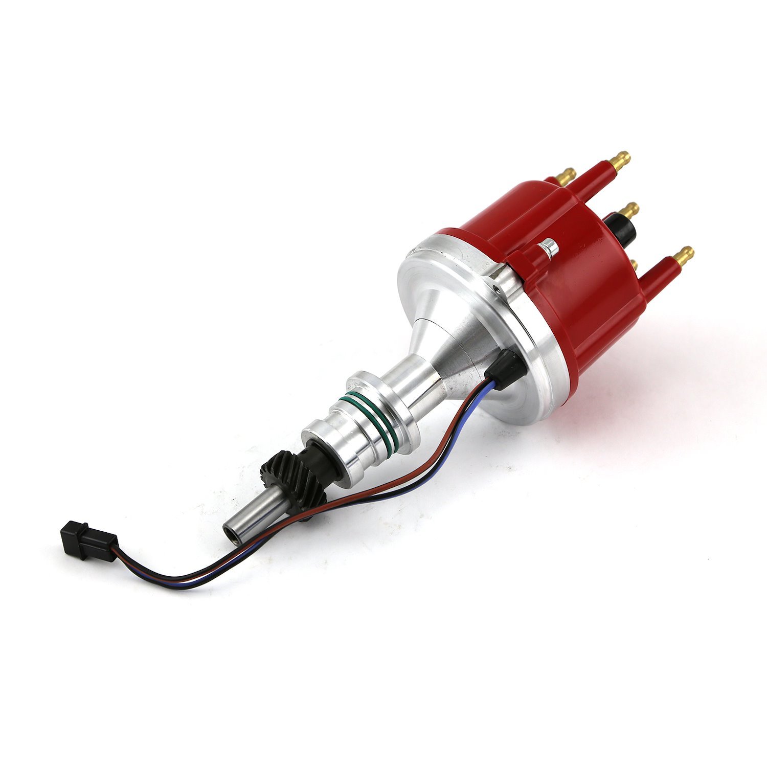PCE376.1148 Pro-Billet 8000-Series Distributor for 1974-1984 Ford 2.3L 4-Cylinder Engines [Red]