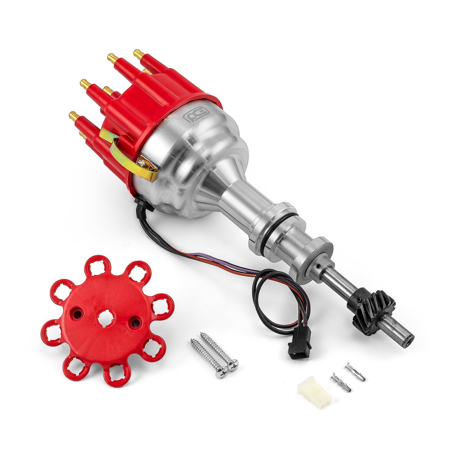 8000-Series Pro-Billet Distributor Ford 289/302W [Red Cap]