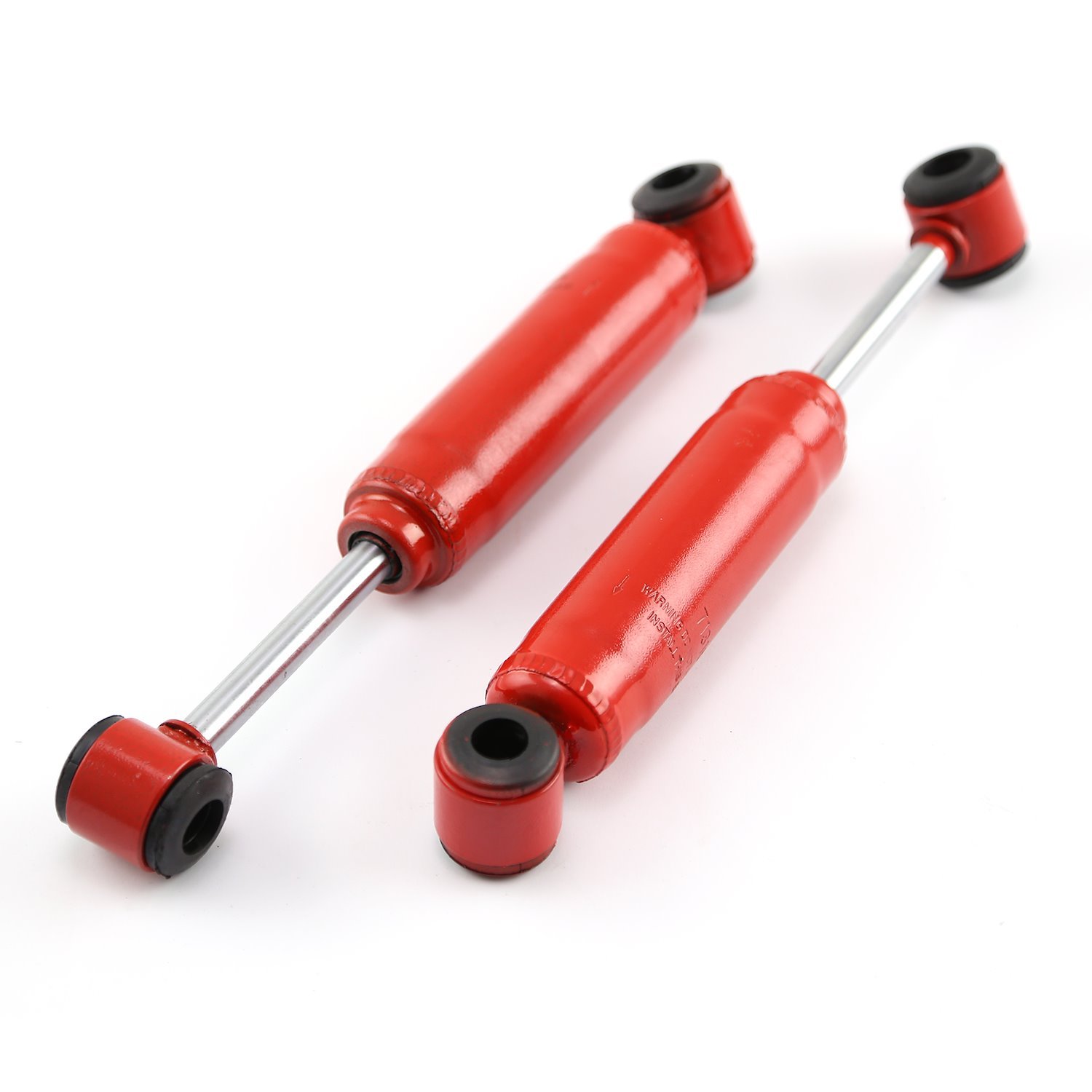 Shorty Mono Tube Shock Absorbers, 11 1/4 in. Extended Length, 7 7/8 in. Collapsed Length - Red