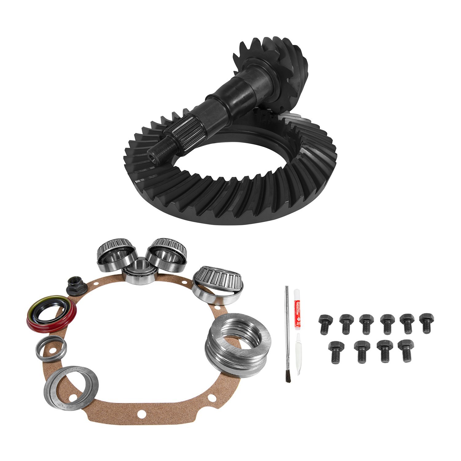 F88B1001 Ring & Pinion w/Installation Kit Bundle for 1983-2010 Ford Vehicles 8.8 Differentials [3.73 Ratio]