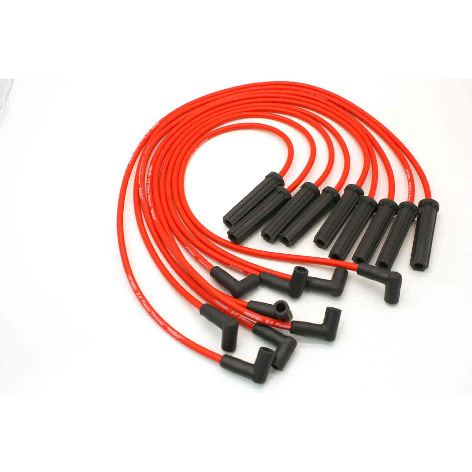 Flame-Thrower 8mm MAGx2 Spark Plug Wires 1974-76 Chevy Impala & Caprice 454