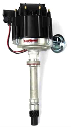 Flame-Thrower HEI Distributor Small and Big Block Chevy - Black Cap
