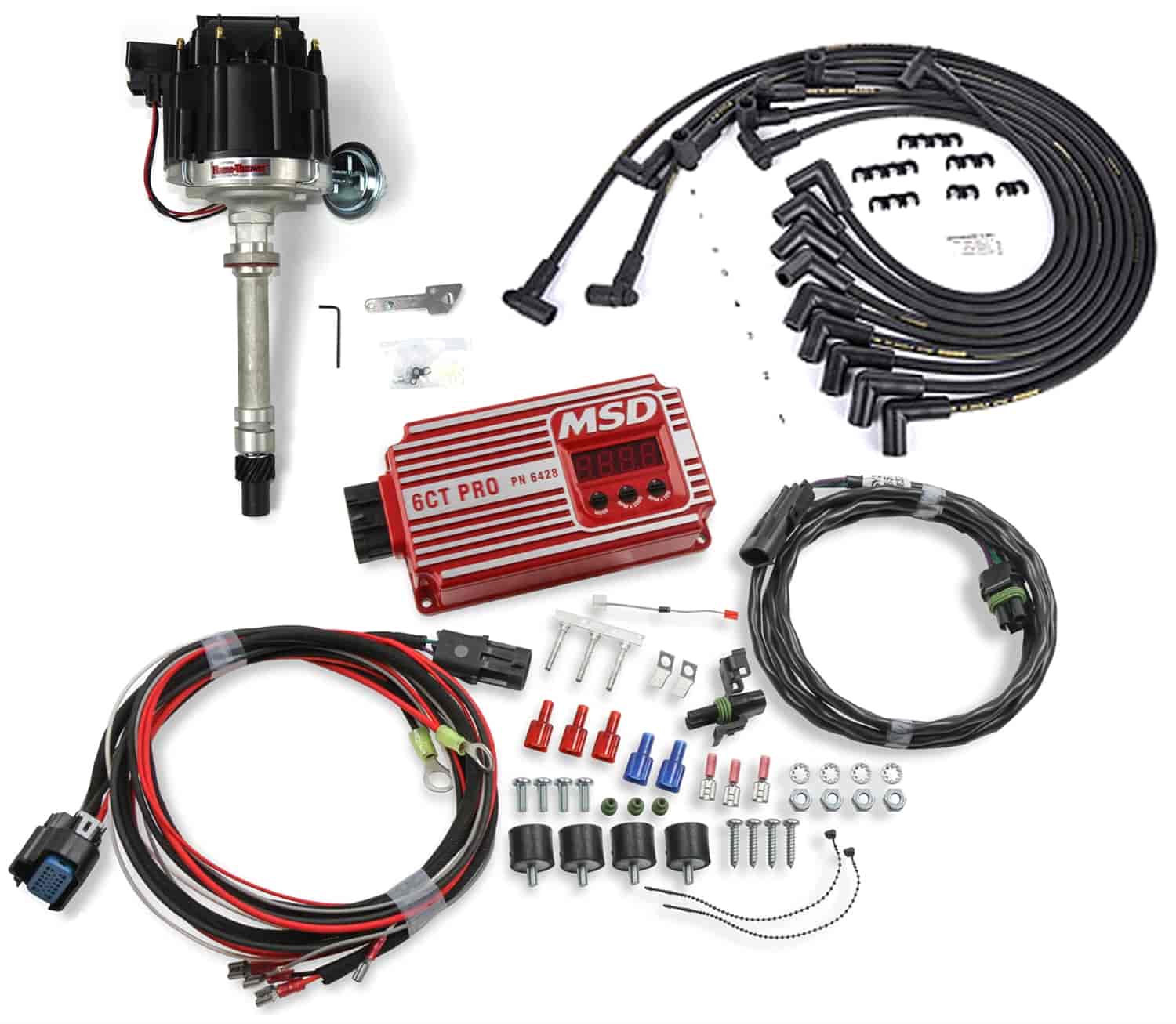 Flame-Thrower IMCA-Approved Race HEI Distributor Kit for Small Block Chevy