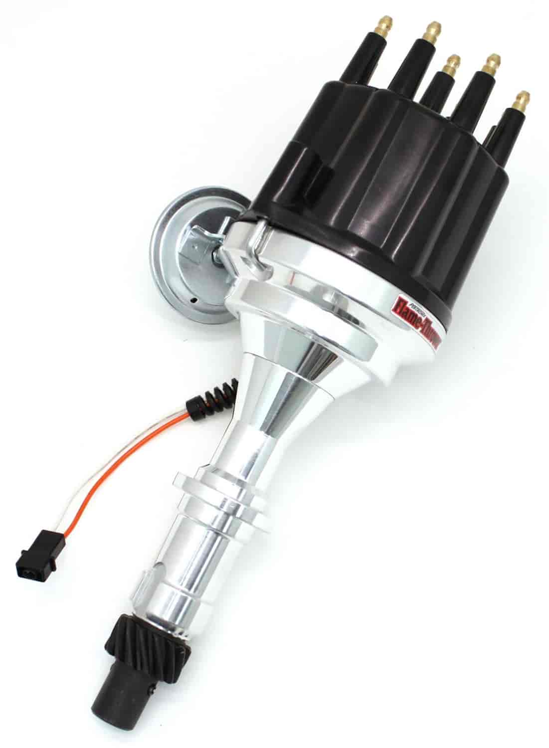 PerTronix D320710 Flame-Thrower Electronic Distributor Billet Magnetic Trigger Pontiac 301-455 Black