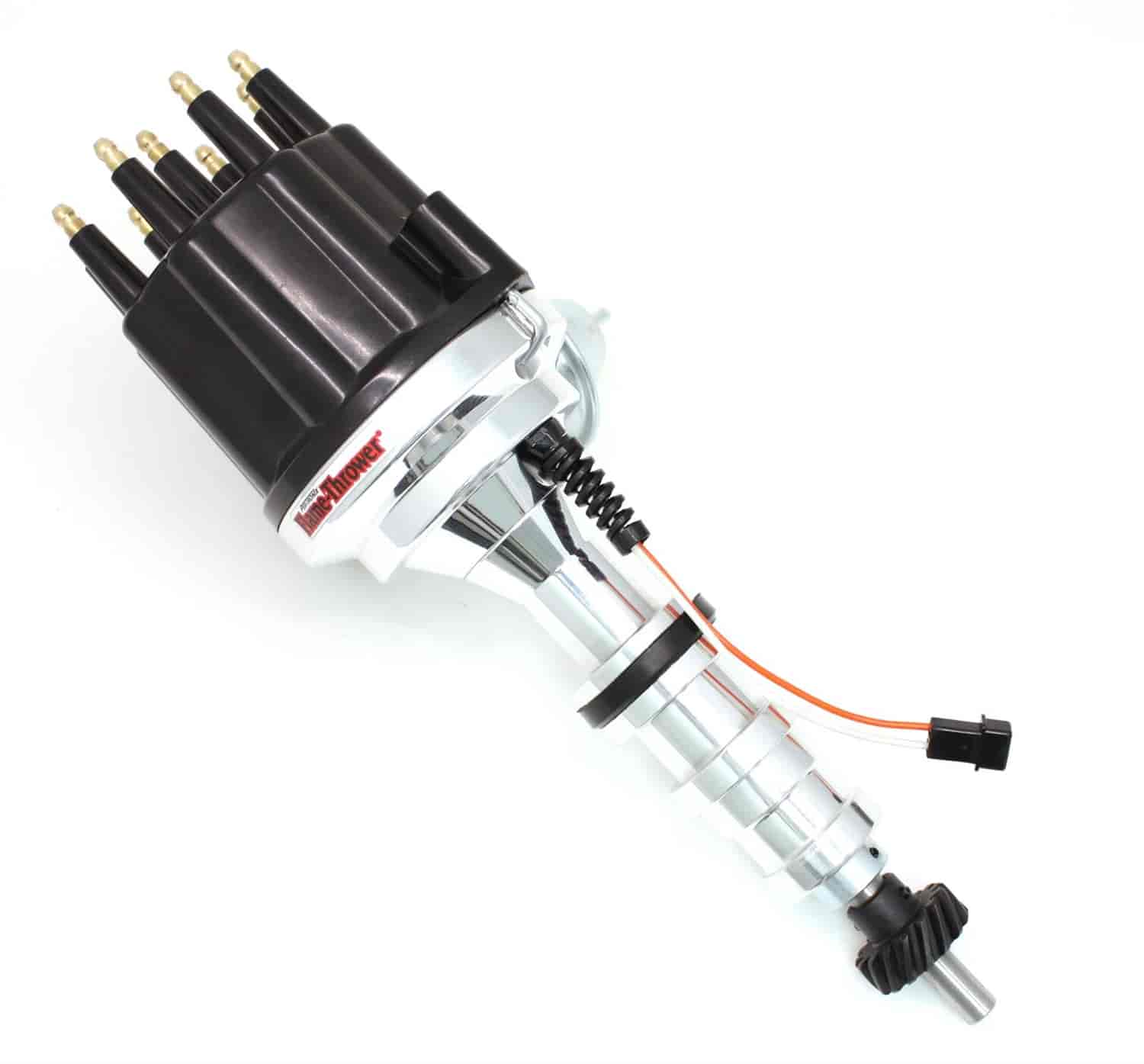 PerTronix D333710 Flame-Thrower Electronic Distributor Billet Magnetic Trigger Ford 352-428 FE Black
