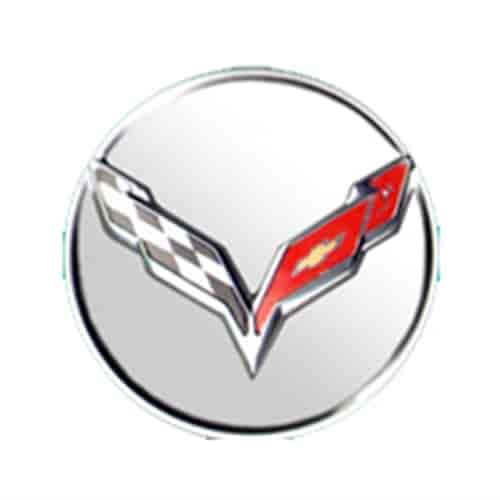 Wheel Center Cap Applique Only for 2014-2019 Chevy Corvette C7