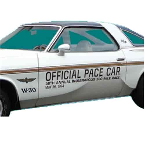 Pace Car Door Decal Kit for 1974 Hurst/Olds