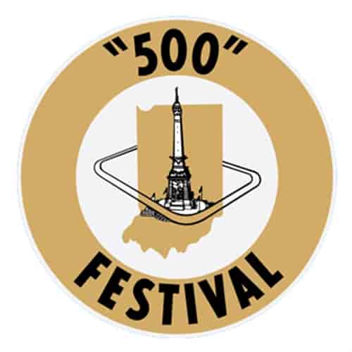 "Indy 500 Festival" Decal for 1969-1975 Pace Cars