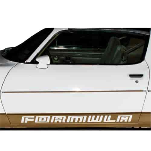 "Formula" Door Decals for 1976-1978 Pontiac Firebird Formula