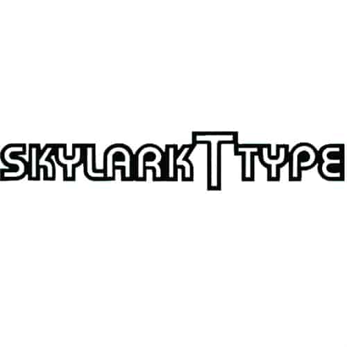 "Skylark T-Type" Decals for 1983-1984 Buick Skylark