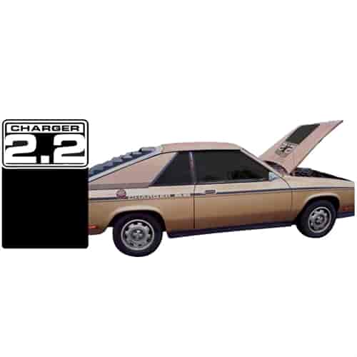 2.2 Stripe Kit for 1983-1984 Dodge Charger 2.2