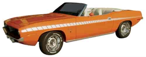 Mid Body Strobe Stripe Kit for 1970 Plymouth Barracuda