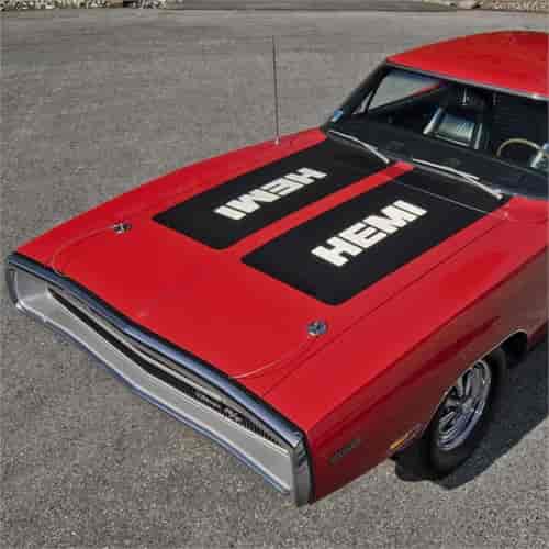 "Hemi" Hood Decal for 1970 Dodge Charger