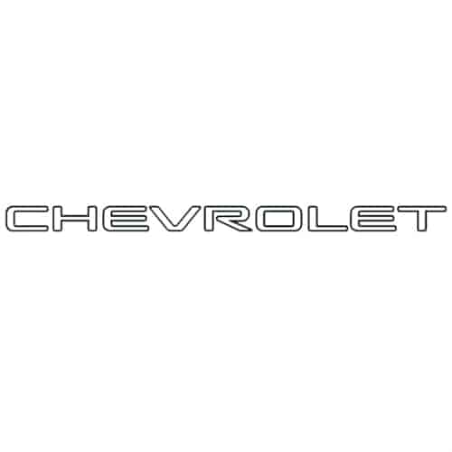 Chevrolet Truck Tailgate Decal for 1999-2005 Chevy Stepside Pickups