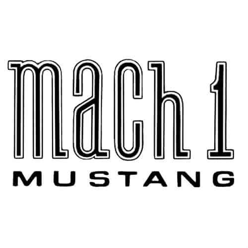 Mach 1 Decal Kit for 1971-1972 Mustang Mach 1