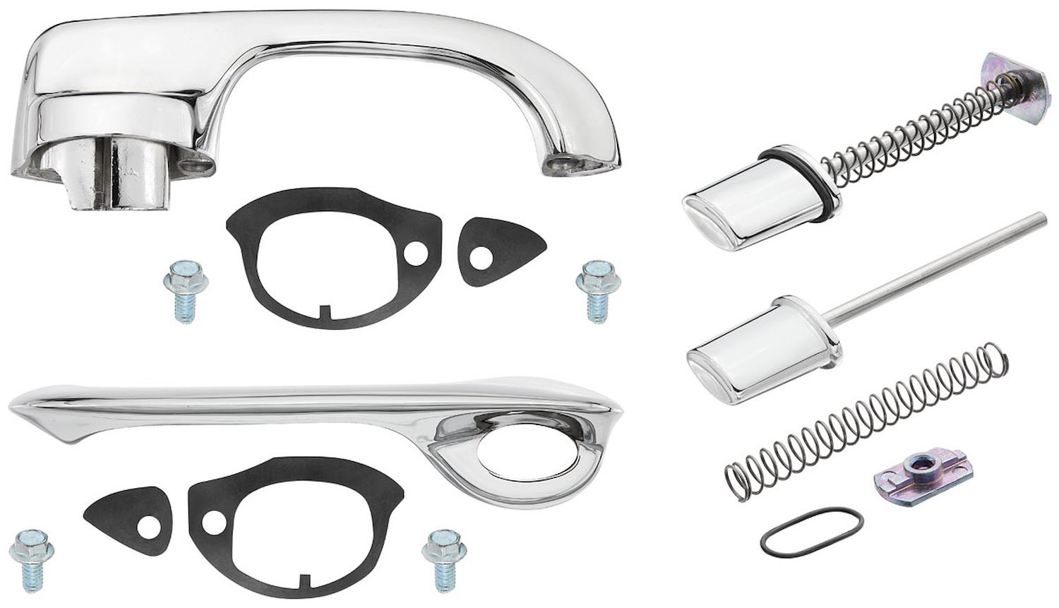 Exterior Door Handle Kit for 1968-1969 Buick Skylark [Left and Right Side]