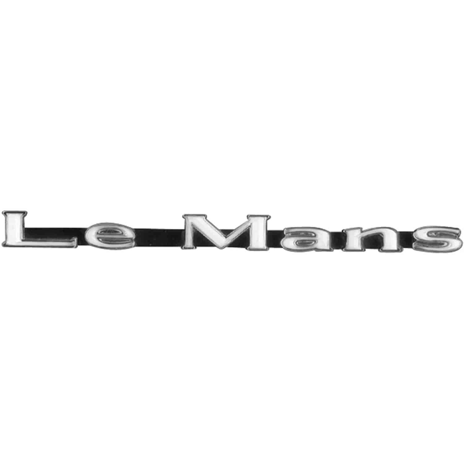 Emblem Trunk Lid 1969 LeMans