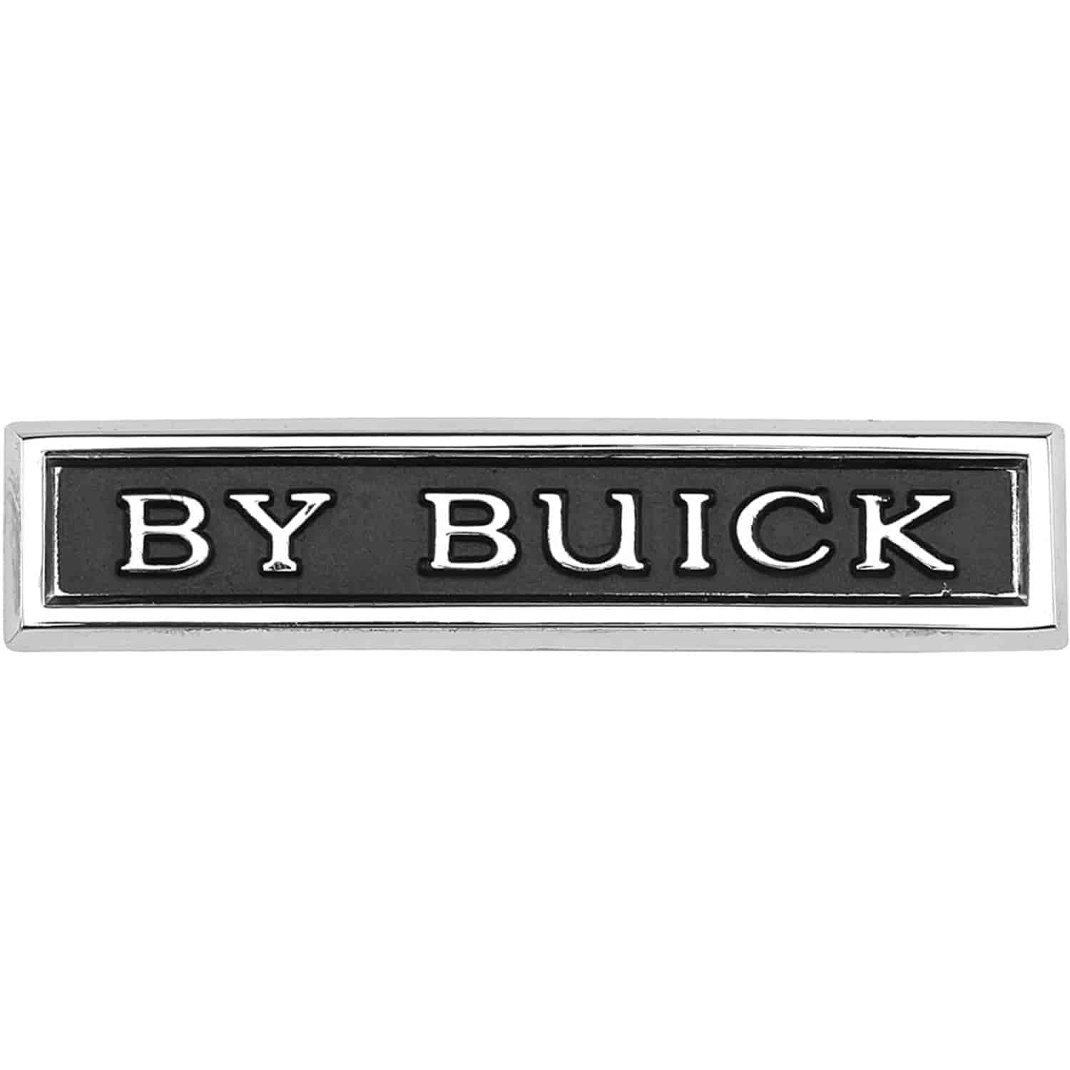 Emblem Trunk 1966-67 Riviera By Buick