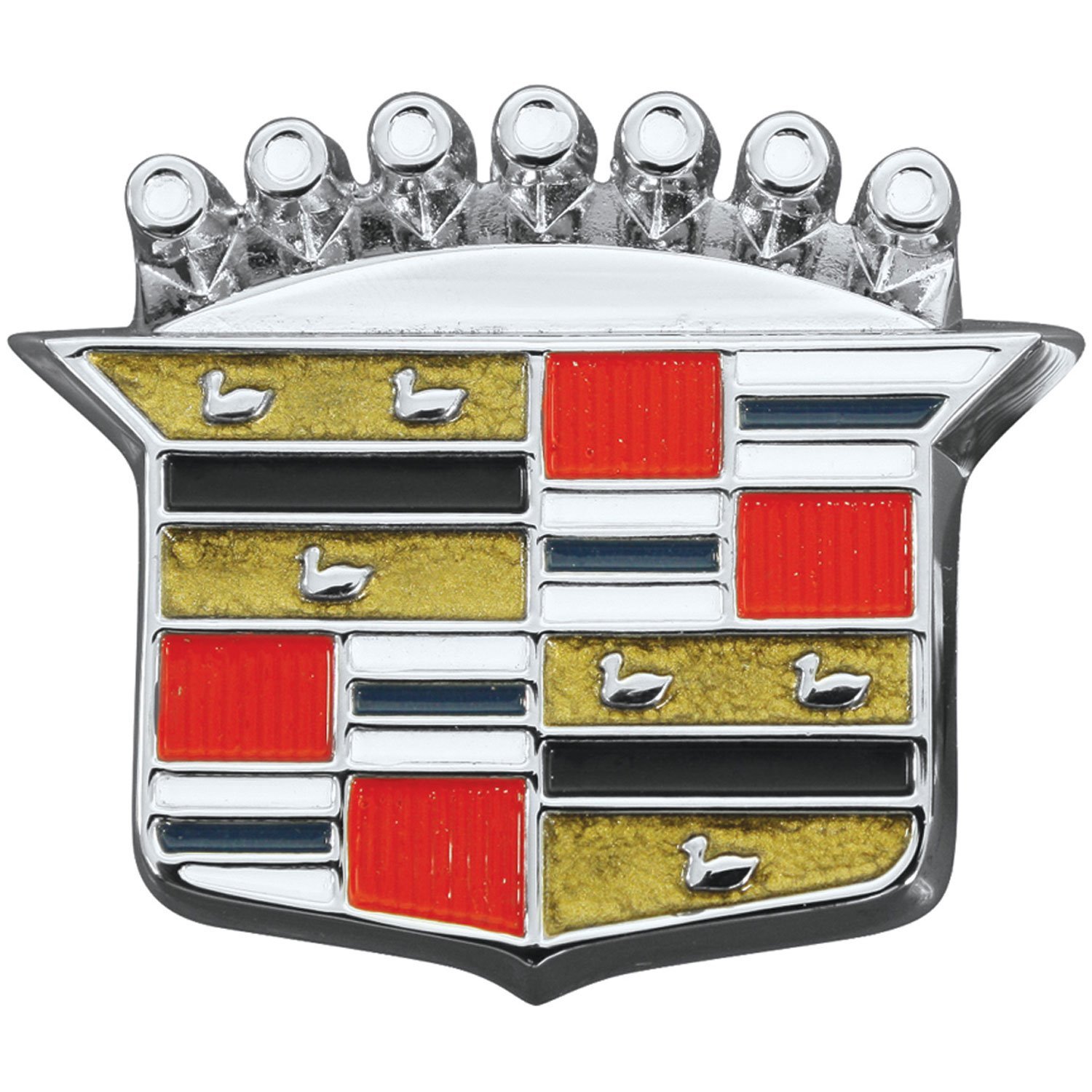 "Crest" Trunk Lock Emblem 1964-1968 Cadillac