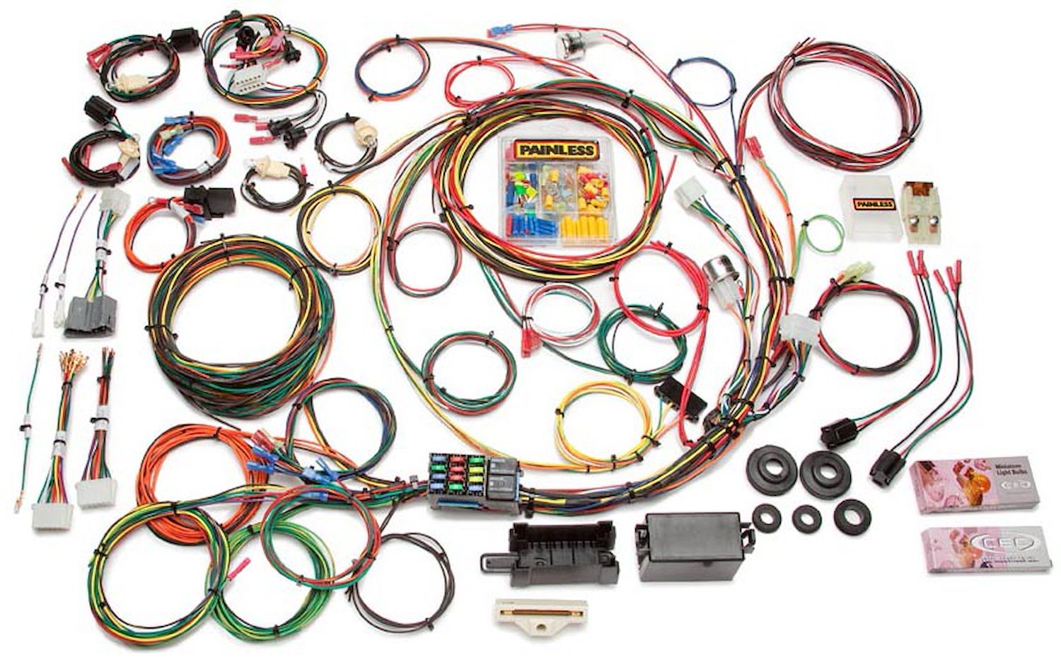 Direct-Fit 21-Circuit Wire Harness Kit for 1967-1977 Ford F-Series Truck Chassis