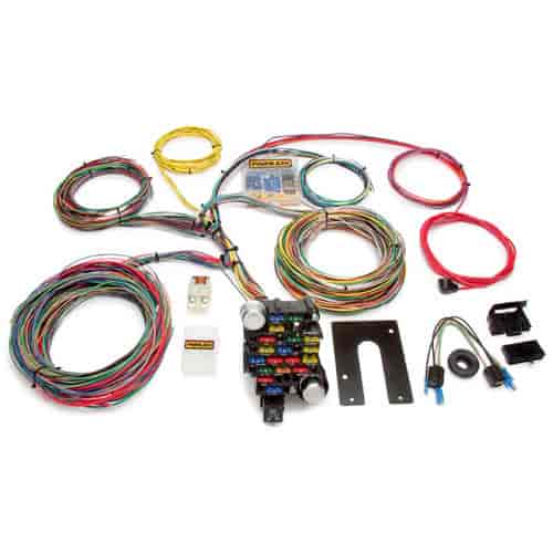 28-Circuit Classic-Plus Wire Harness - Universal - In-Dash Ignition Switch Connection - Customizable