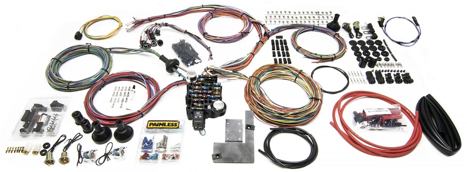 27-Circuit Classic-Plus Chassis Wire Harness for 1955-1957 Chevy Tri-Five Cars & Wagons