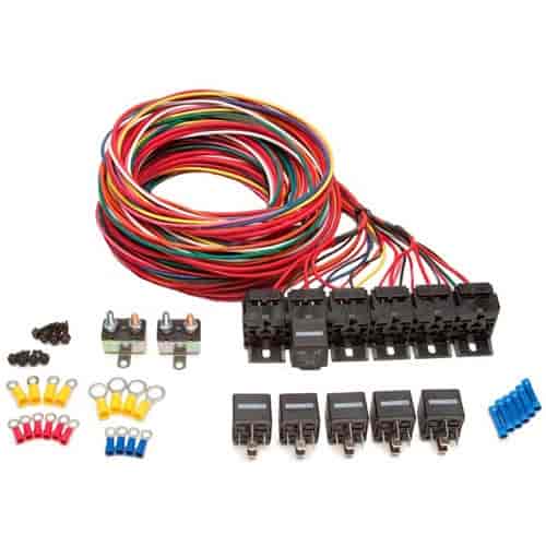 6-Pack Relay Bank Kit (6) 40 Amp SPST Relays & (2) 50 Amp Circuit Breakers