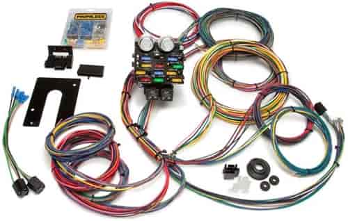 21-Circuit Pro Street Wire Harness For Street-Legal Race Cars