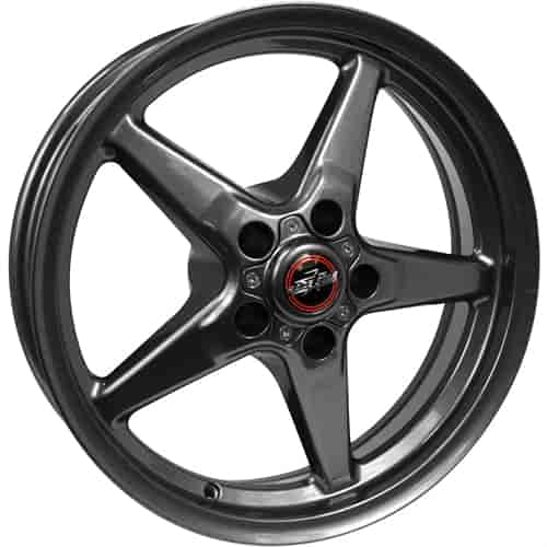 92 Series Drag Star Bracket Racer Metallic Gray Wheel Size: 20" x 6"