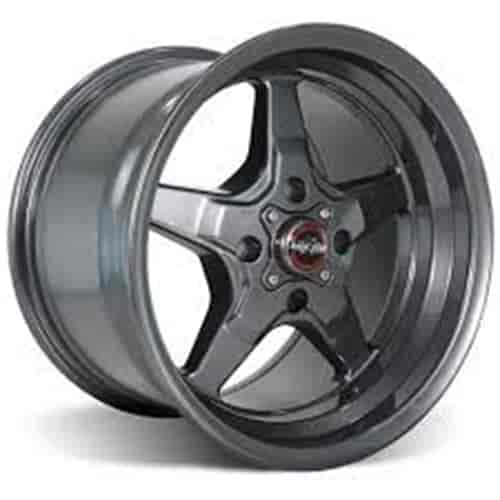 92 Series Drag Star Bracket Racer Metallic Gray Wheel Size: 17" x 9.5"