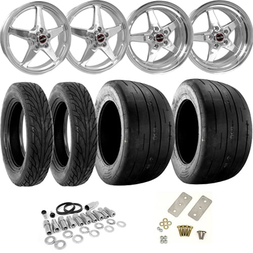 "BIG MEATS" Wheel and Tire Kit For 2005-2014 Ford Mustang