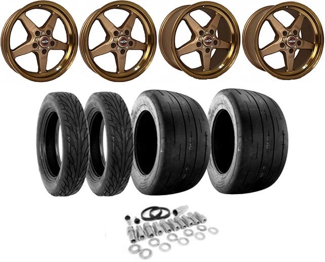 "BIG MEATS" Bronze Wheel and Tire Kit for 1993-2002 Chevrolet Camaro