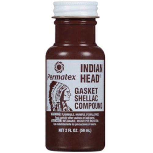 Indian Head Gasket Shellac Compound 2oz Bottle