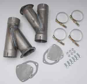 Y-Pipe Exhaust Cut-Outs 3"