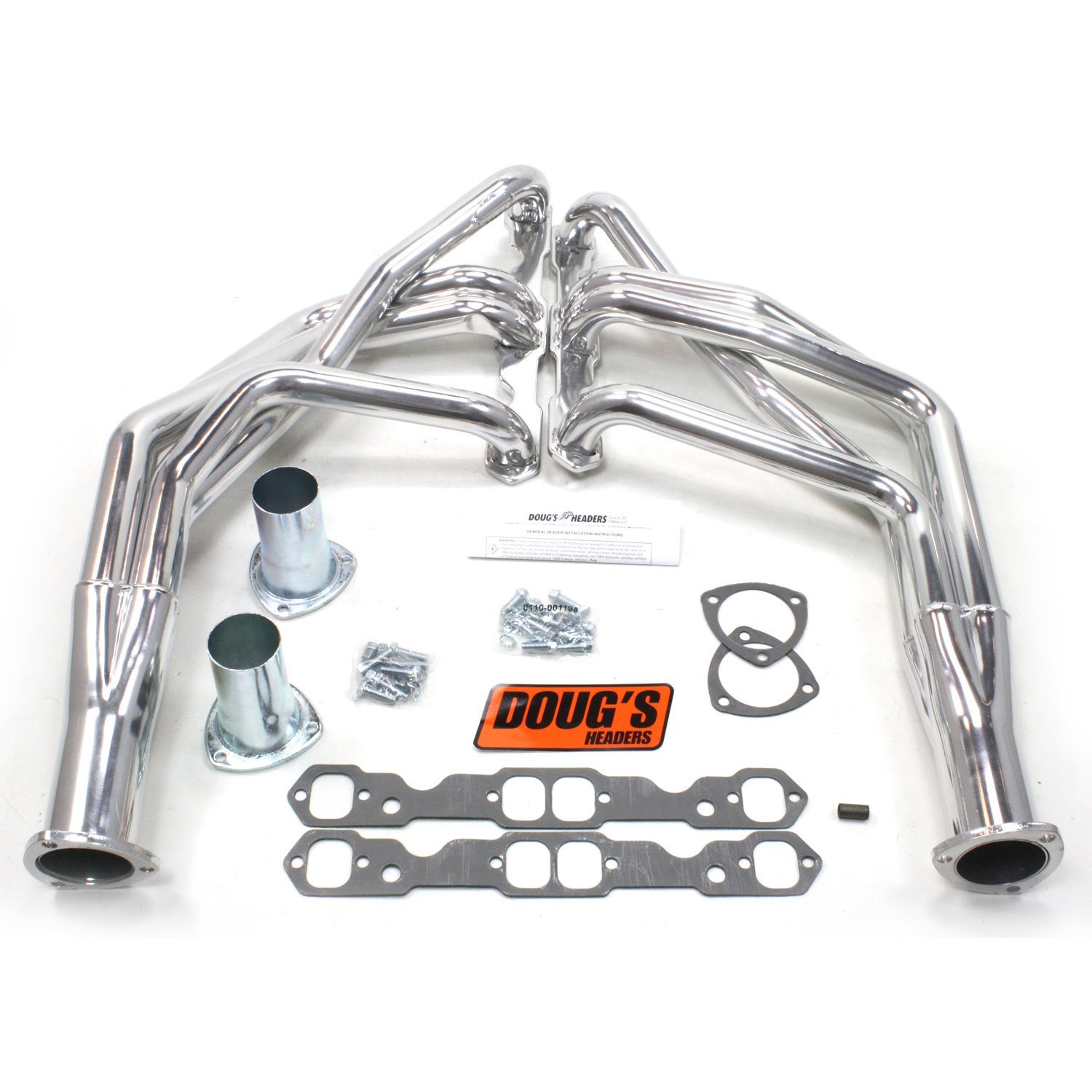 Metallic Ceramic Coated Headers 1967-1969 Small Block Chevy 265-400 1-3/4" Tube Diameter