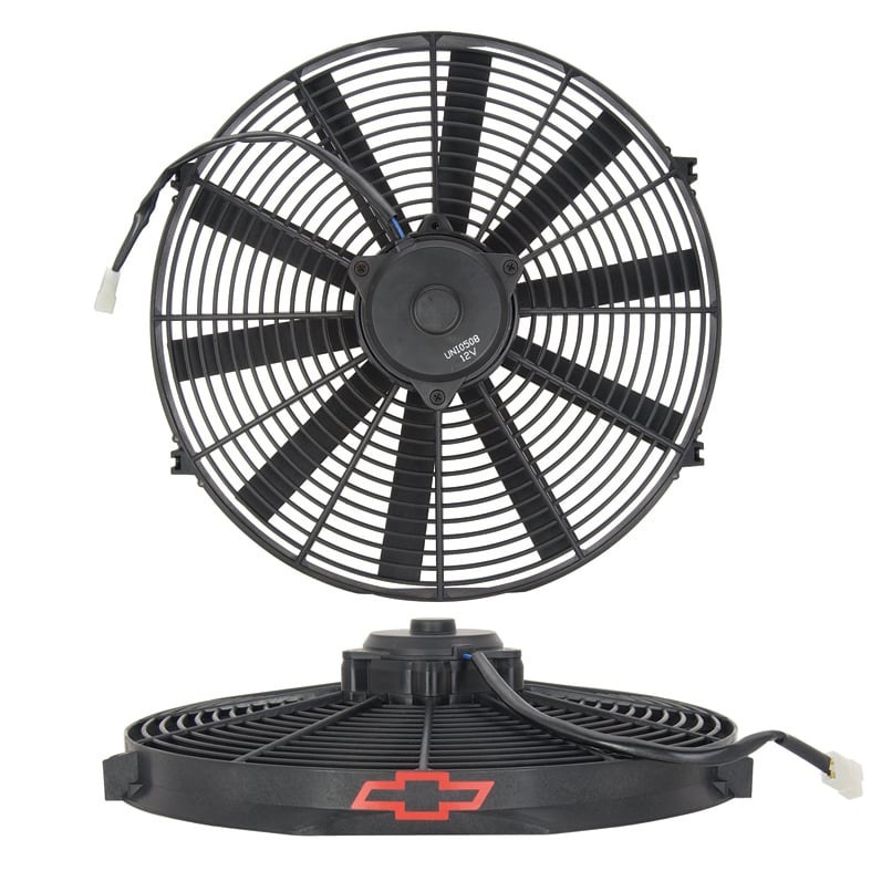 Universal Electric Fan with GM Bowtie Logo 16" 2100CFM