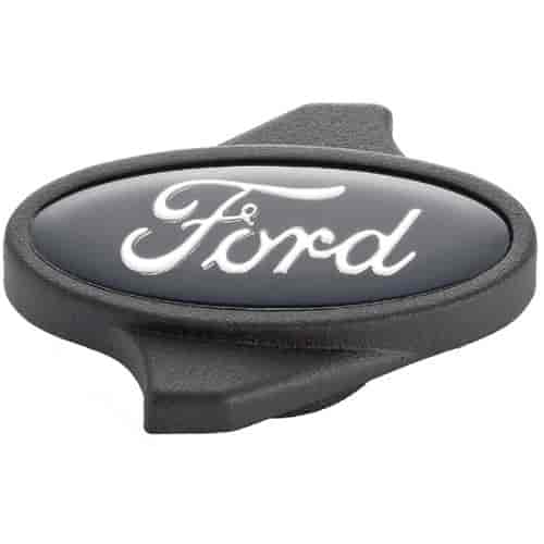 Air Cleaner Wing Nut with Ford Logo in Black Crinkle Finish