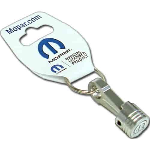 Mopar Logo Piston & Rod Keychain