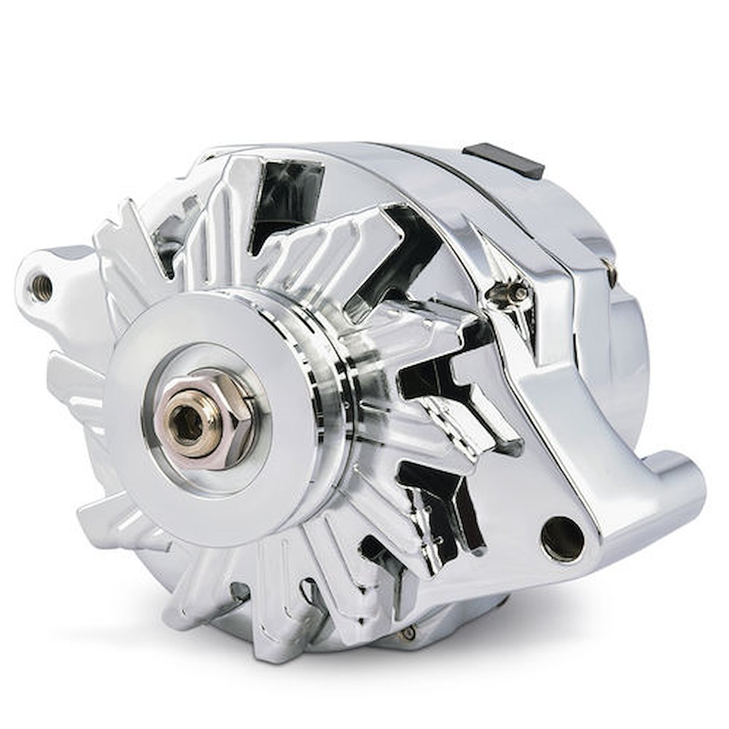 1-Wire Ford Alternator 100-Amp in Natural Satin Finish