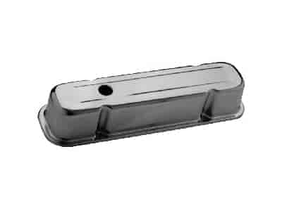 Chrome Plated Valve Covers for Pontiac 301-455 Tall-Style With Baffles