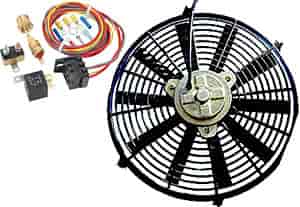 Universal Electric Fan Kit Includes: 14" Fan & 185 Degree Thermostat Fan Relay