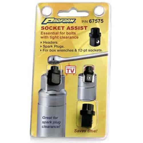 Socket Assist Kit Adapts Socket To 12-Point Wrench