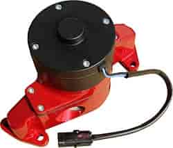 Electric Water Pump Small Block Ford in Red Epoxy Powder Coated Finish