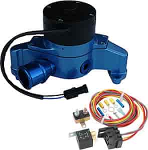 Electric Water Pump Kit Includes: Proform Blue Small Block Chrysler/Mopar Electric Water Pump