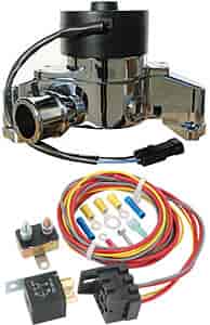 Electric Water Pump Kit Includes: Proform Chrome Small Block Chrysler/Mopar Electric Water Pump