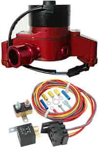 Electric Water Pump Kit Includes: Proform Red Small Block Chrysler/Mopar Electric Water Pump