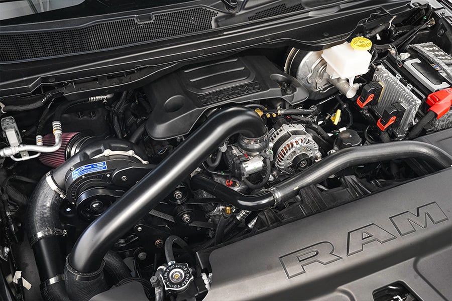 High-Output Intercooled Supercharger System 2019-2021 Dodge Ram 5.7L Hemi