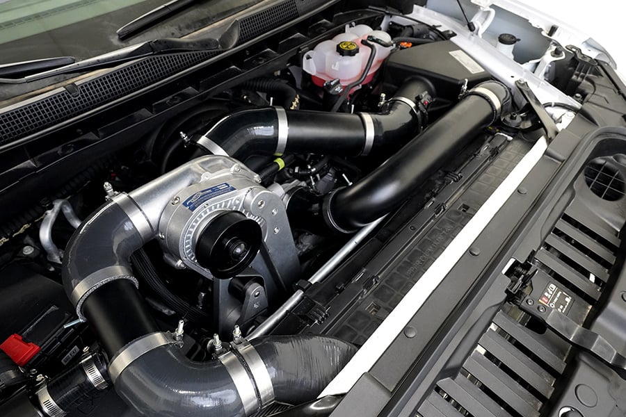 High Output Intercooled Supercharger System P-1SC-1 Fits Select GM Silverado/Sierra 1500 5.3L